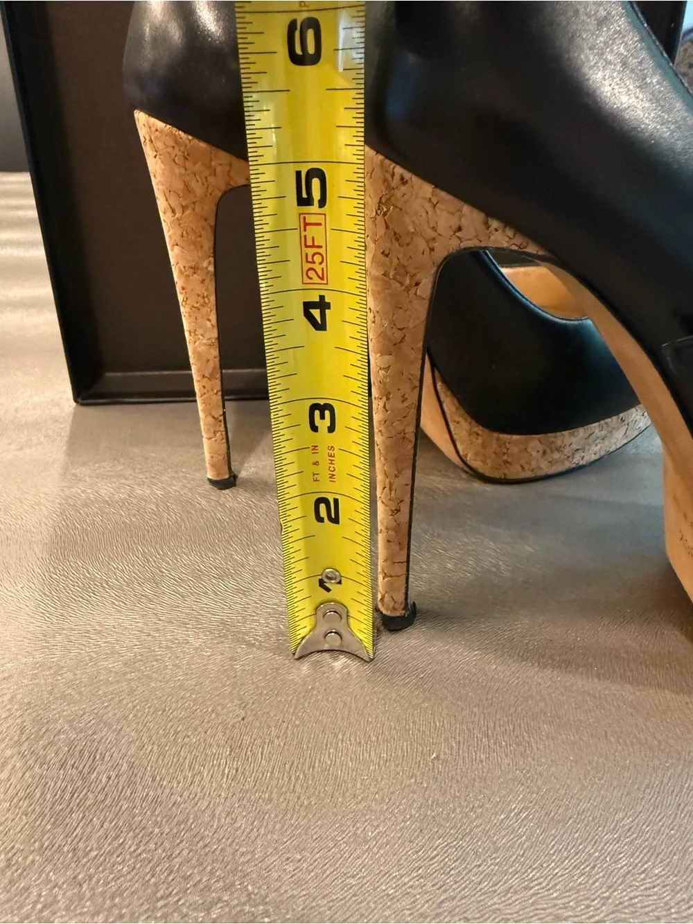 Alexandre Birman Black Leather Mary Jane Platform Pumps. Size 36.5